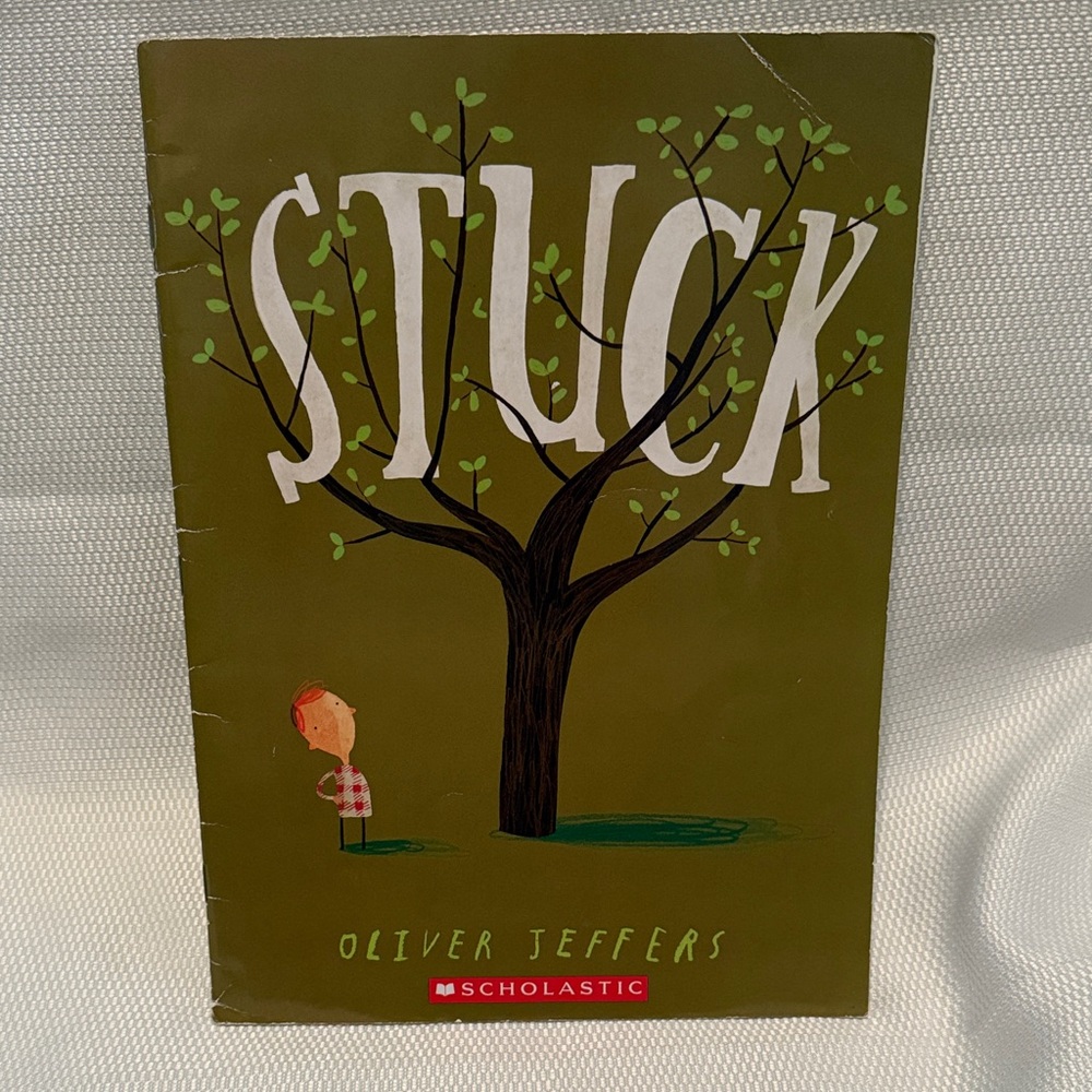 Scholastic 'Stuck' Book - Green and Brown Cover